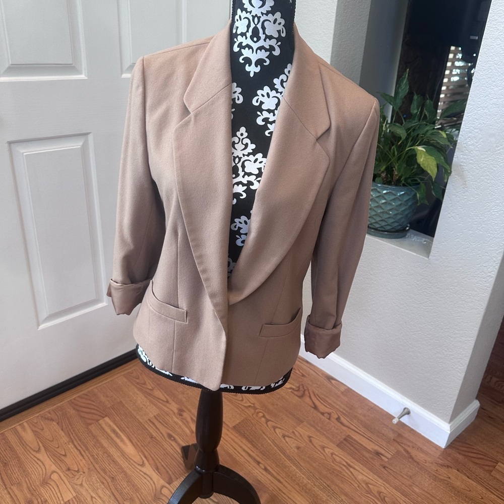 Pendleton Taupe Blazer Jacket
